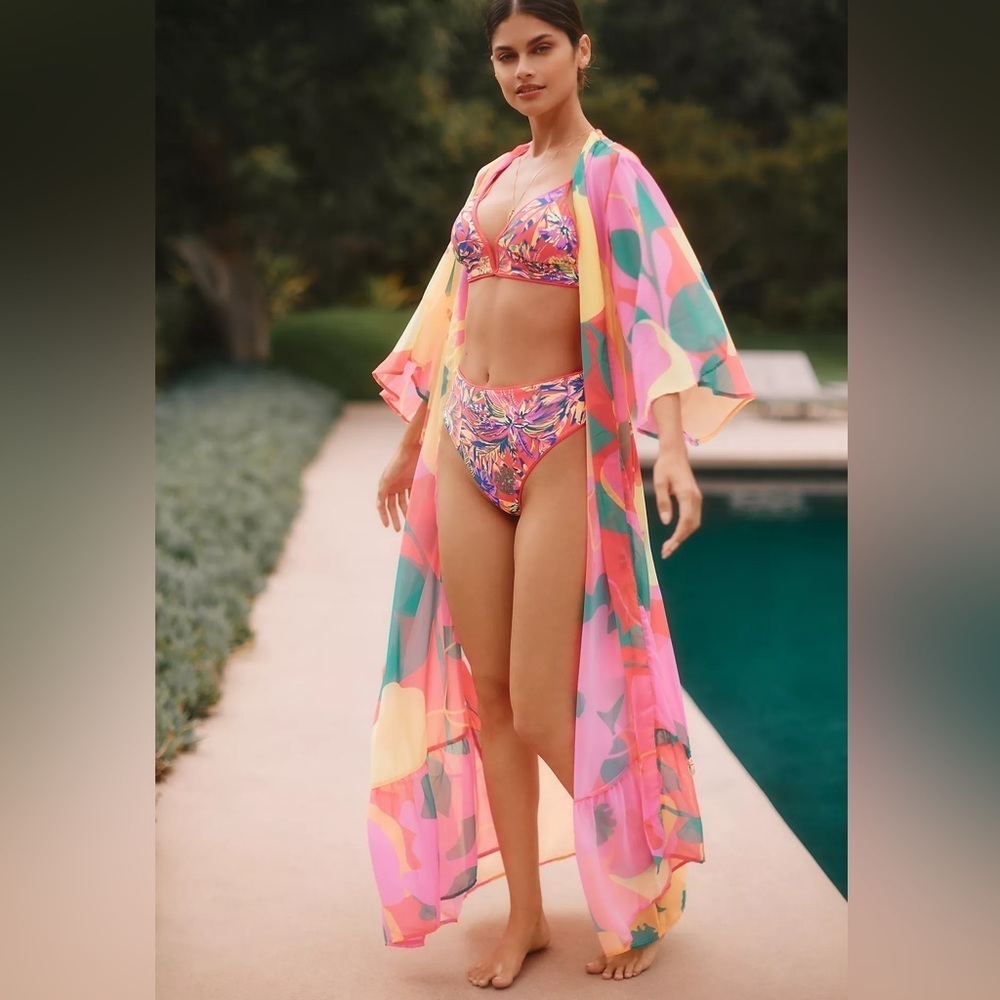 NWT Maaji Crayonflower Tariah Kimono
